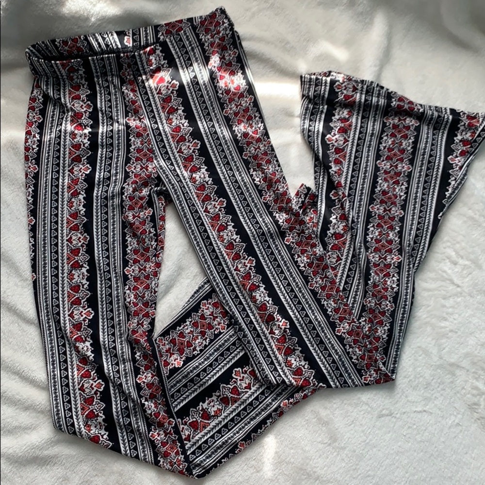 Stretchy boot cut pants